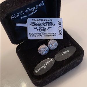 Diamond Earrings S.S. 1/10 CTTW